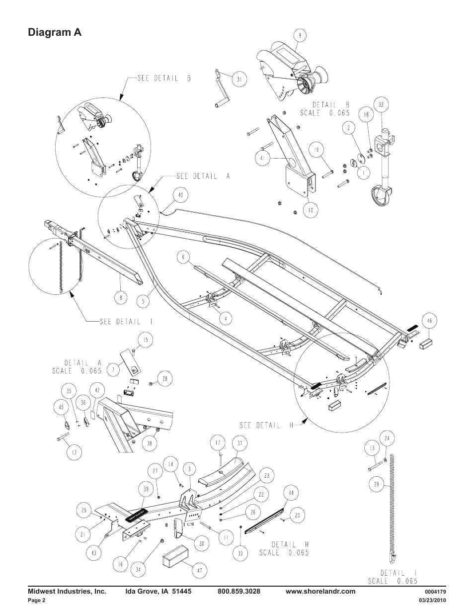 Diagram a | ShoreLand'r LAV55TBB V.2 User Manual | Page 2 / 13