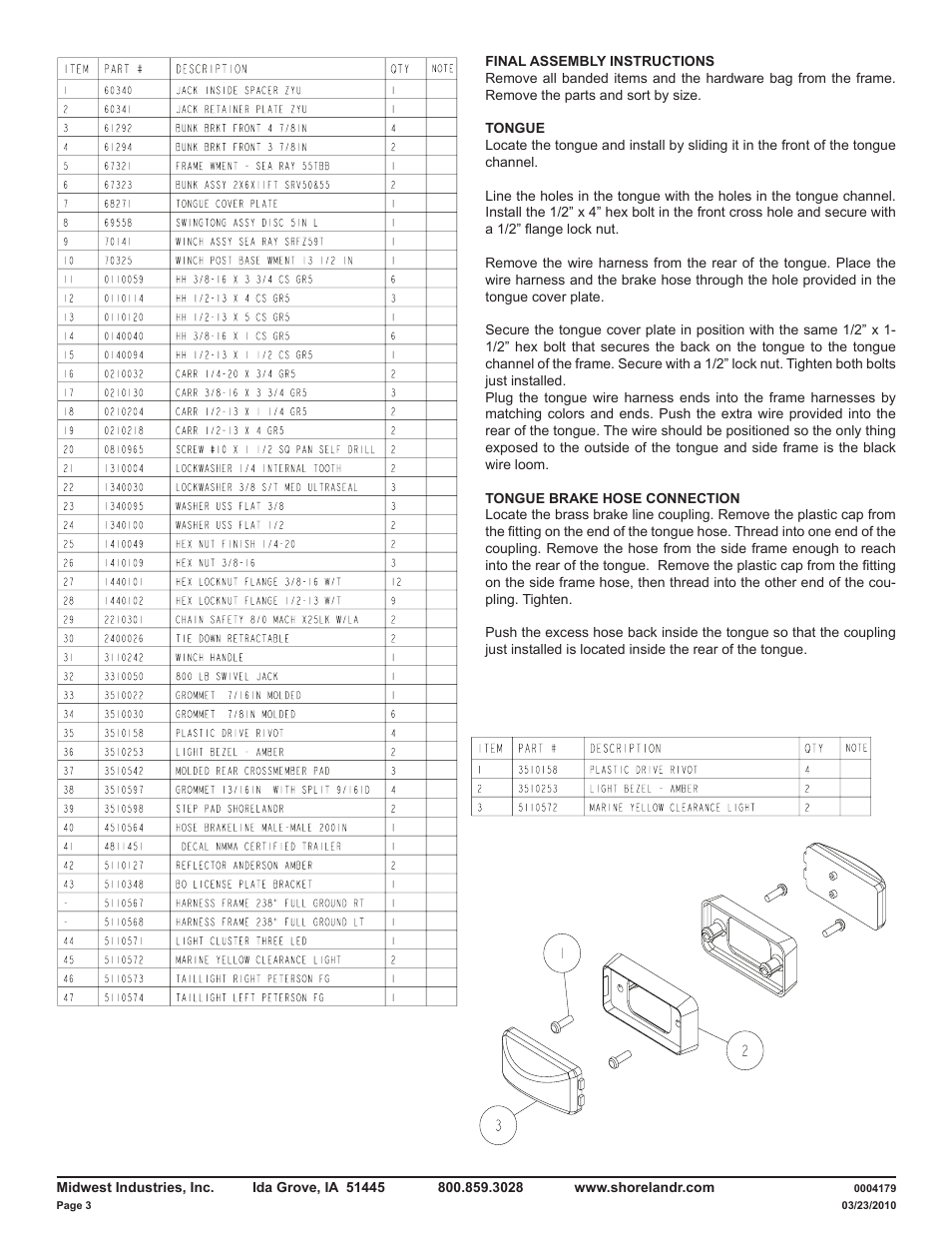 ShoreLand'r LAV55TBB V.2 User Manual | Page 3 / 13