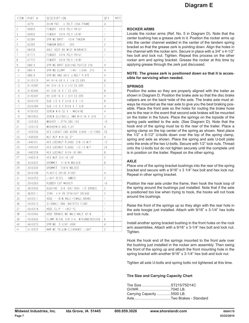 Diagram e | ShoreLand'r LAV55TBB V.2 User Manual | Page 7 / 13