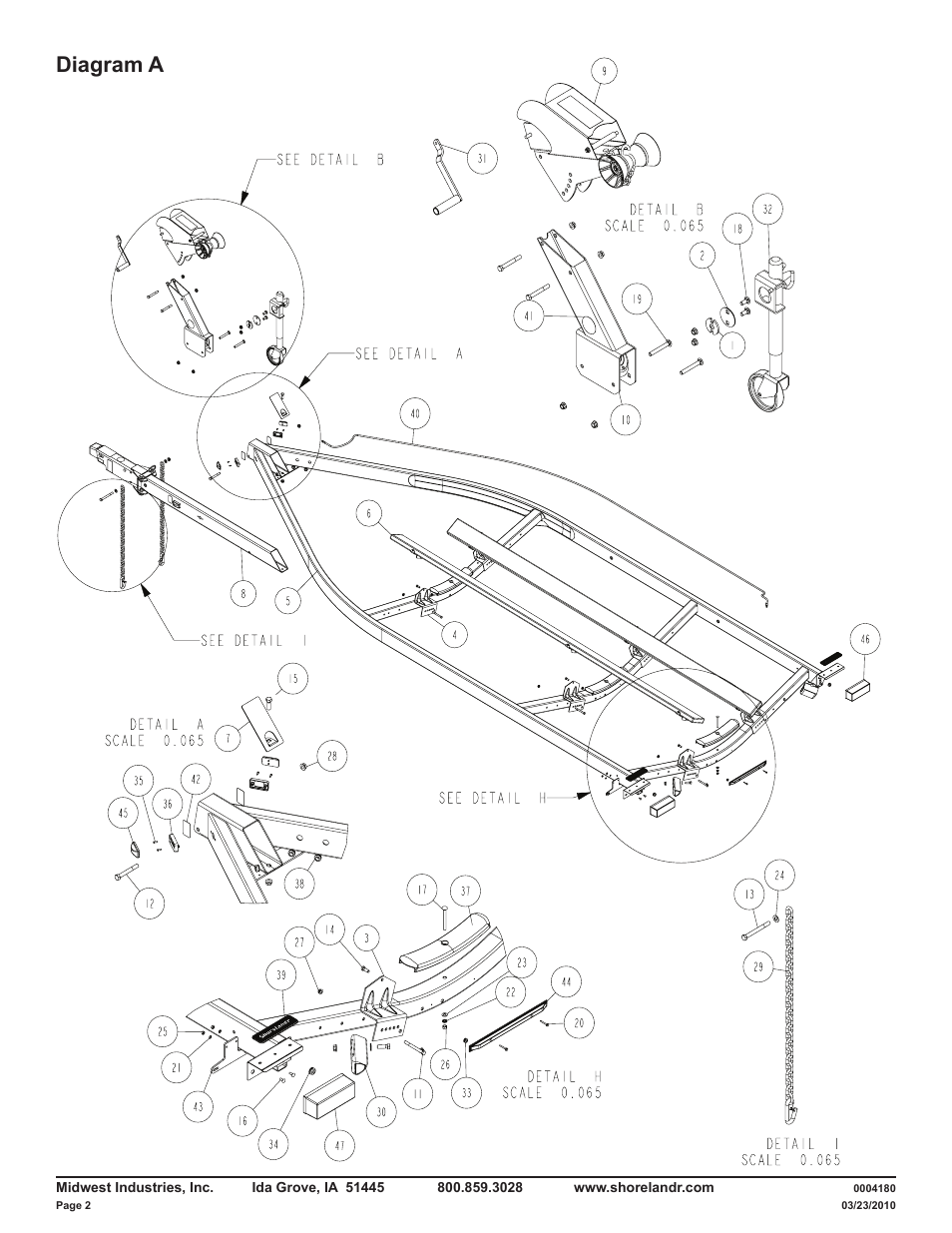 Diagram a | ShoreLand'r LAV55TCBB V.1 User Manual | Page 2 / 13