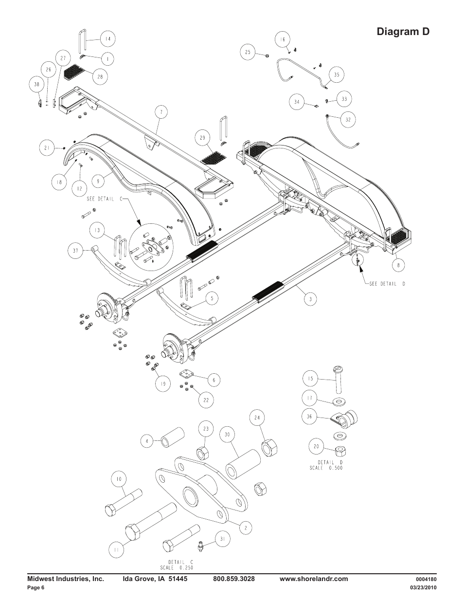 Diagram d | ShoreLand'r LAV55TCBB V.1 User Manual | Page 6 / 13