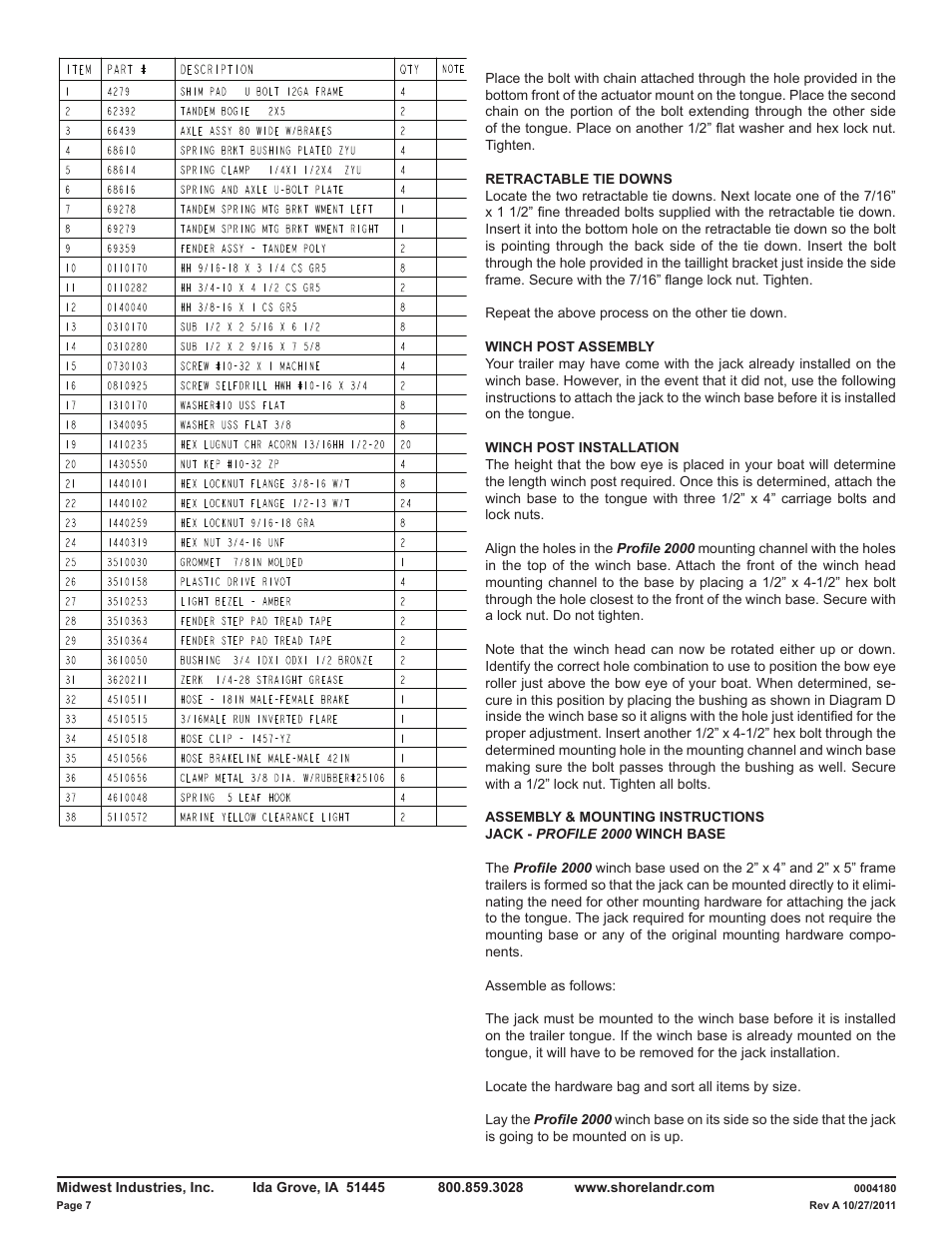 ShoreLand'r LAV55TCBB V.2 User Manual | Page 7 / 13