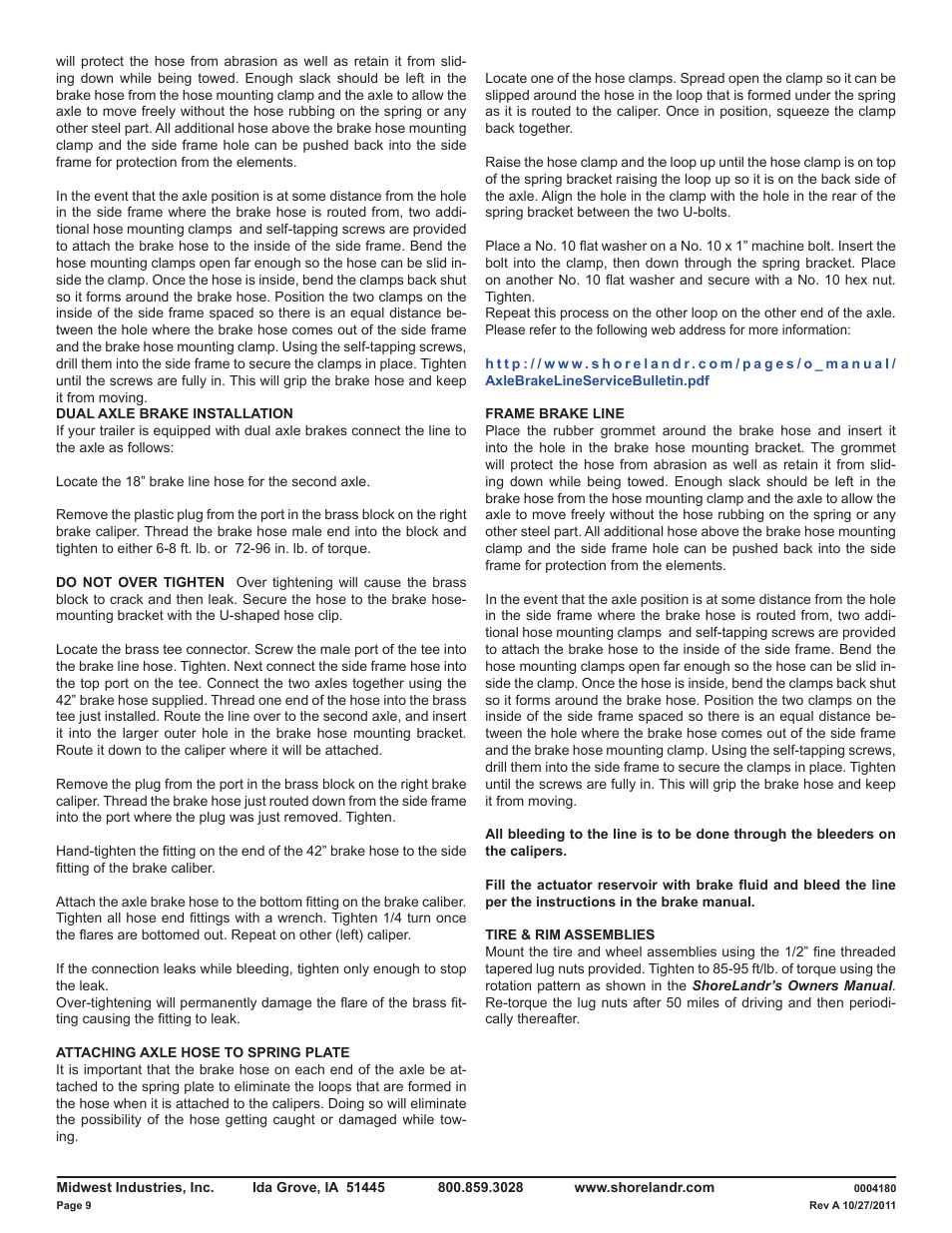 ShoreLand'r LAV55TCBB V.2 User Manual | Page 9 / 13