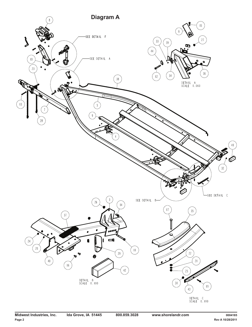 Diagram a | ShoreLand'r LAV59TBBL V.1 User Manual | Page 2 / 13