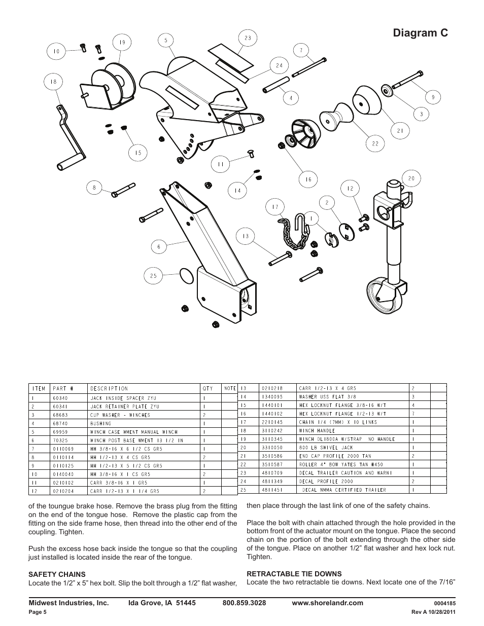 Diagram c | ShoreLand'r LAV59TBBL V.1 User Manual | Page 5 / 13