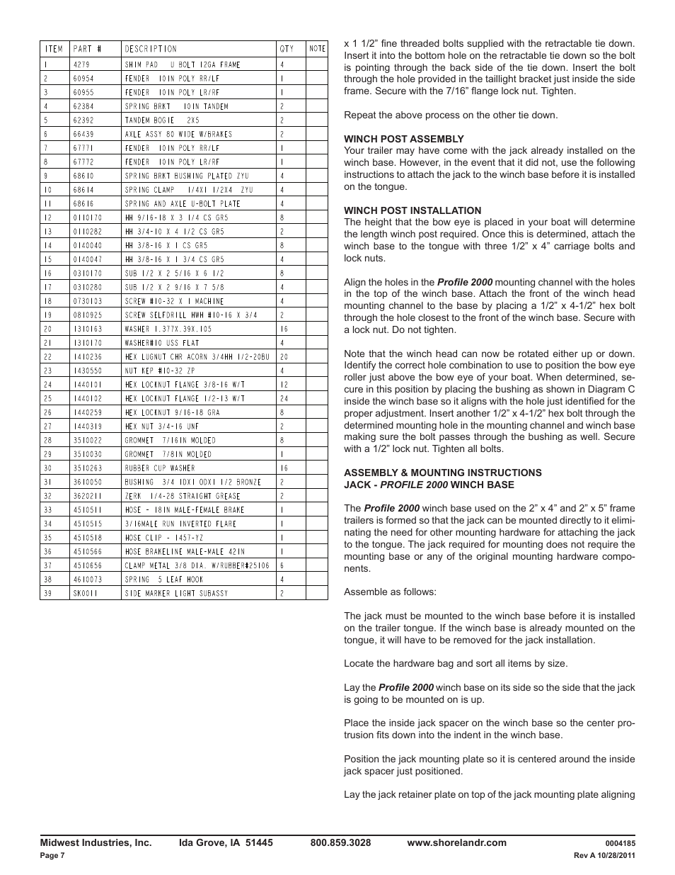 ShoreLand'r LAV59TBBL V.1 User Manual | Page 7 / 13