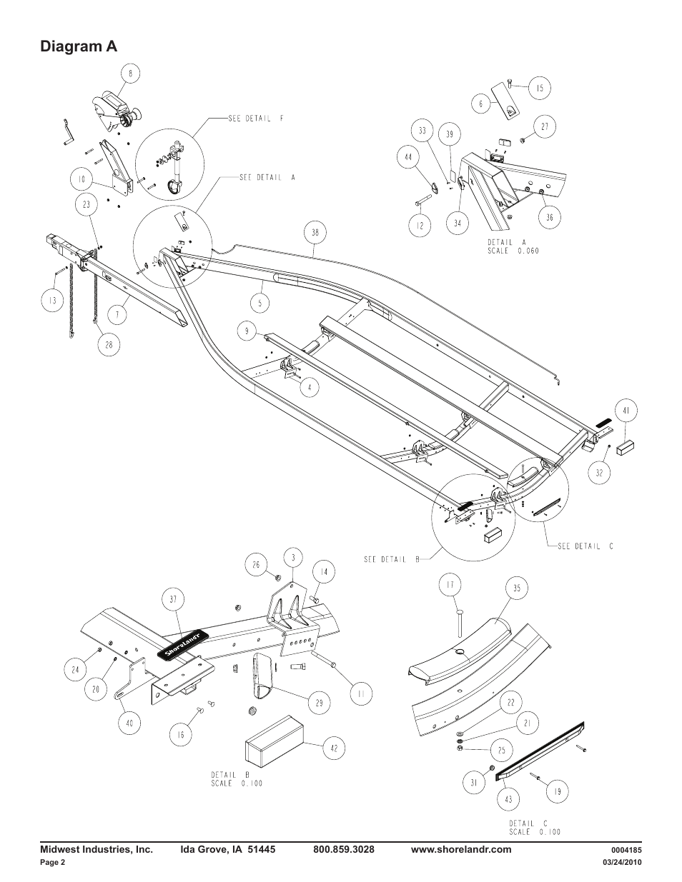 Diagram a | ShoreLand'r LAV59TBBL V.2 User Manual | Page 2 / 13