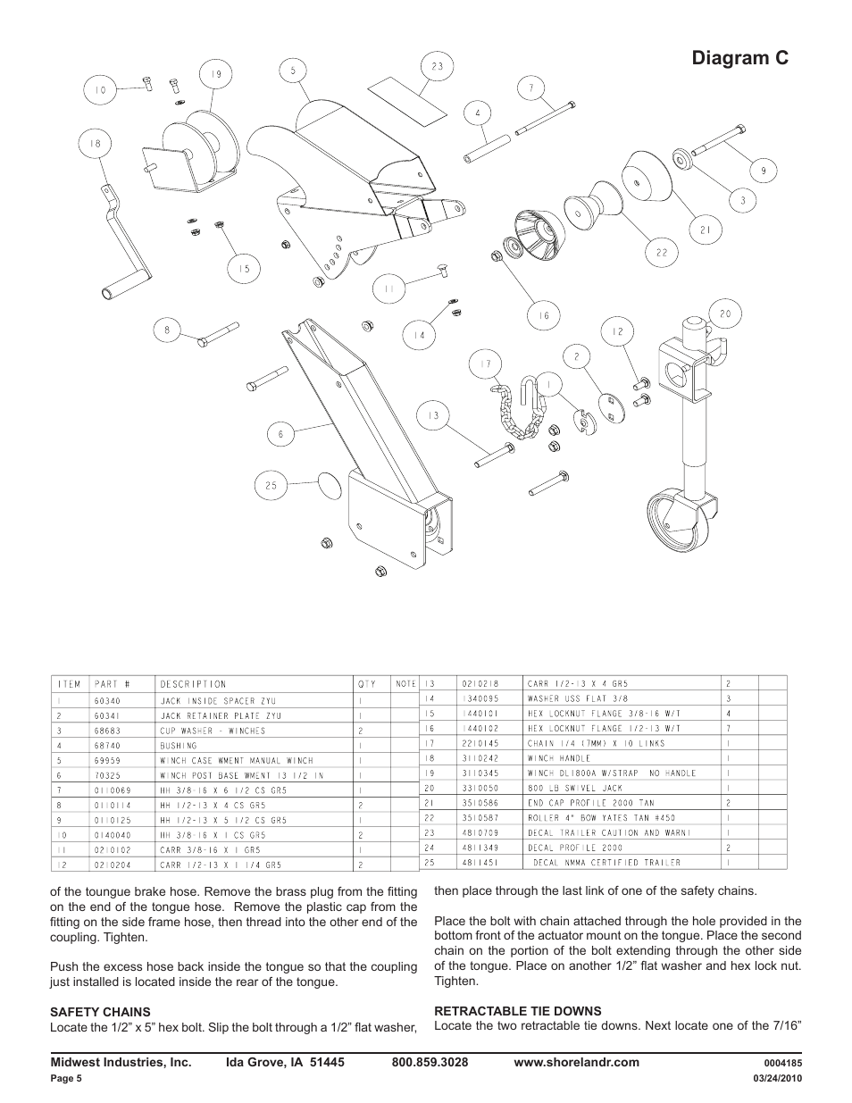 Diagram c | ShoreLand'r LAV59TBBL V.2 User Manual | Page 5 / 13