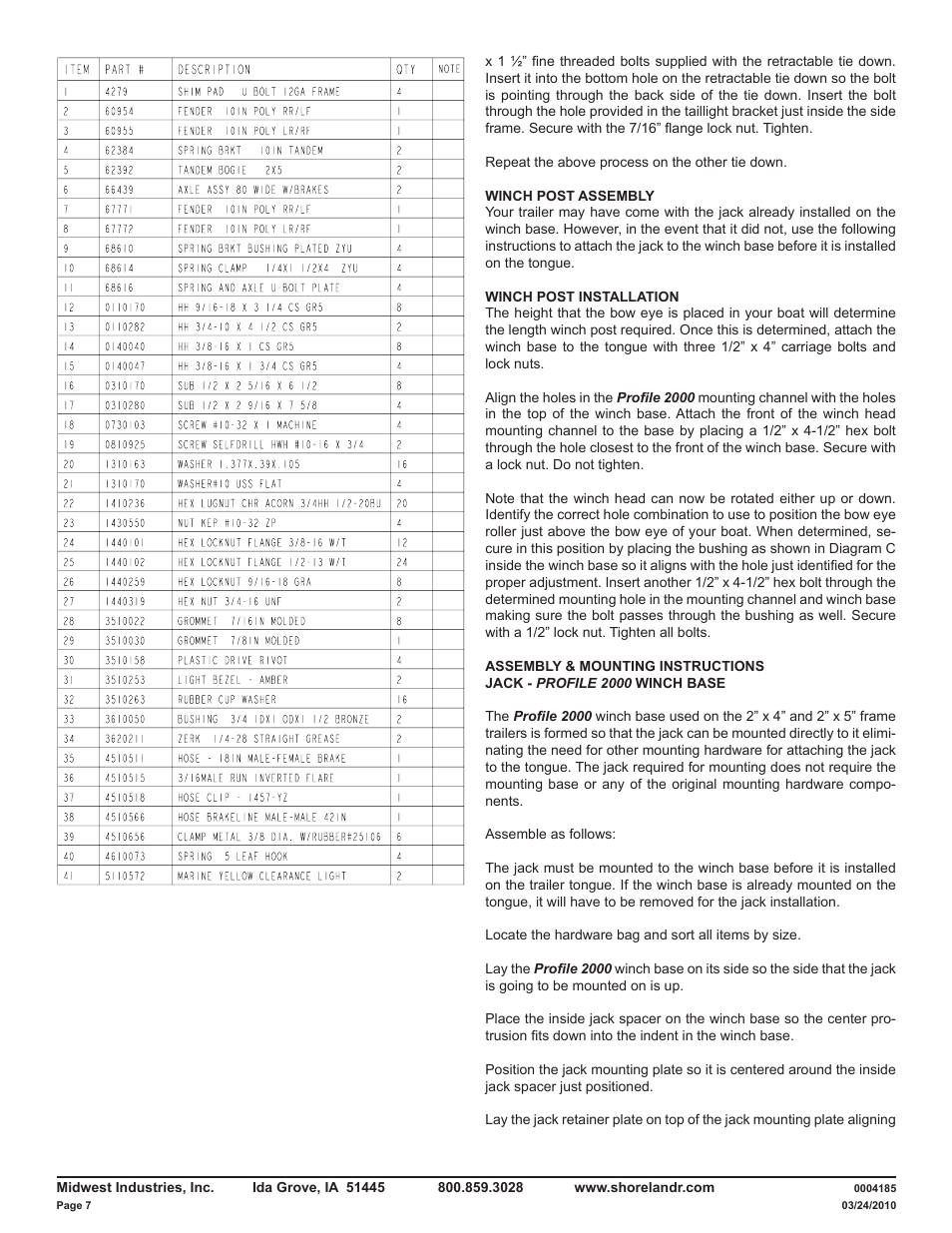 ShoreLand'r LAV59TBBL V.2 User Manual | Page 7 / 13