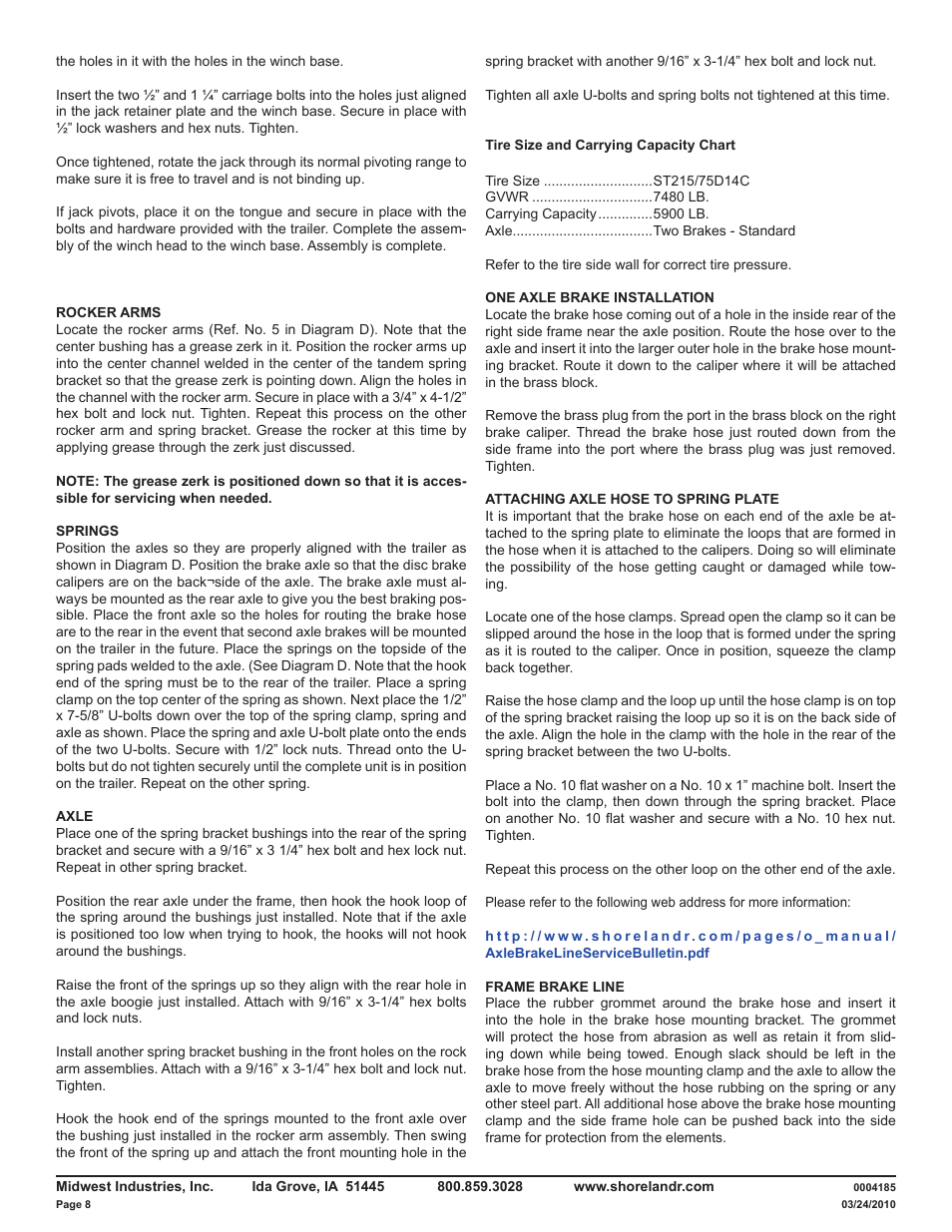 ShoreLand'r LAV59TBBL V.2 User Manual | Page 8 / 13
