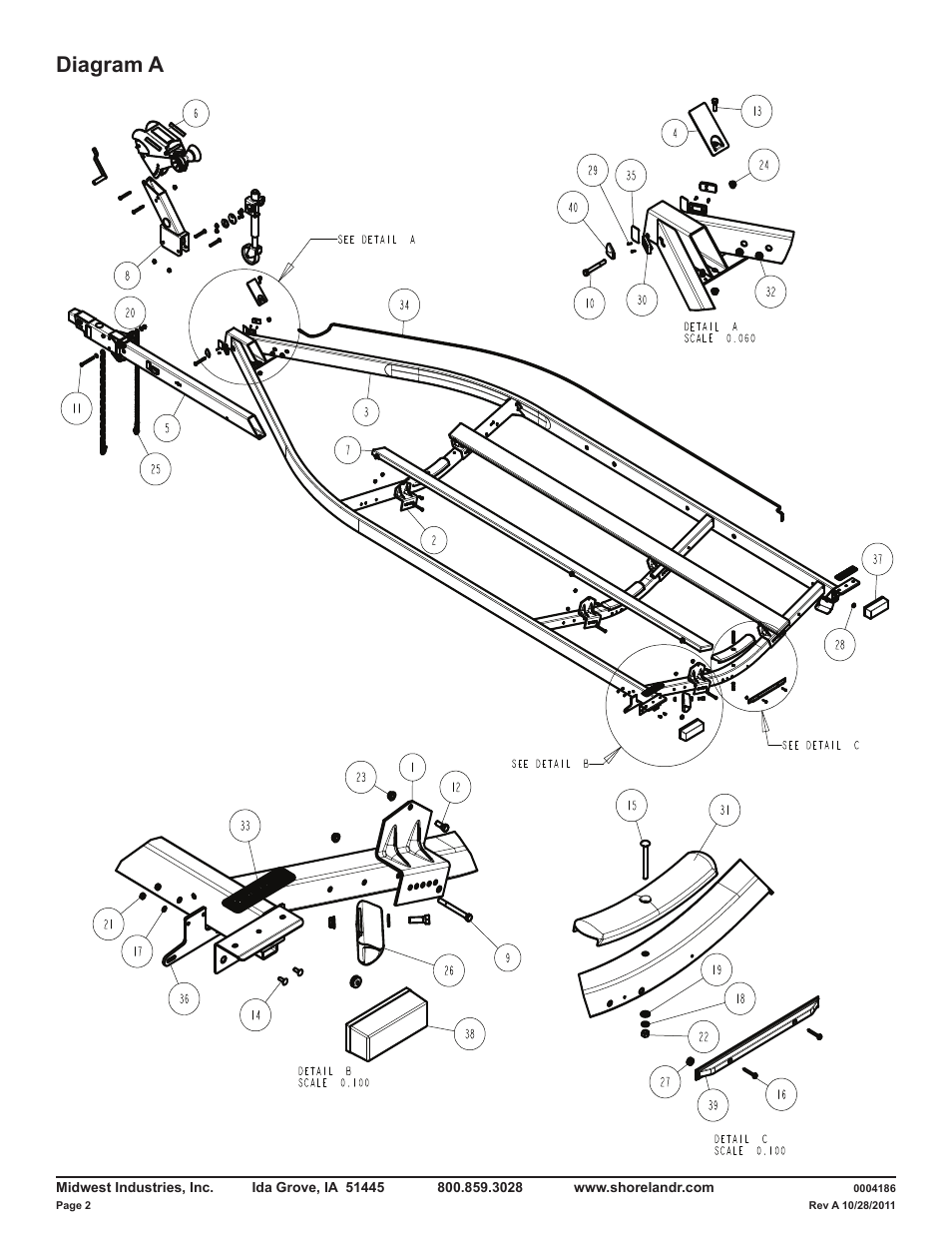 Diagram a | ShoreLand'r LAV59TCBBL V.2 User Manual | Page 2 / 13