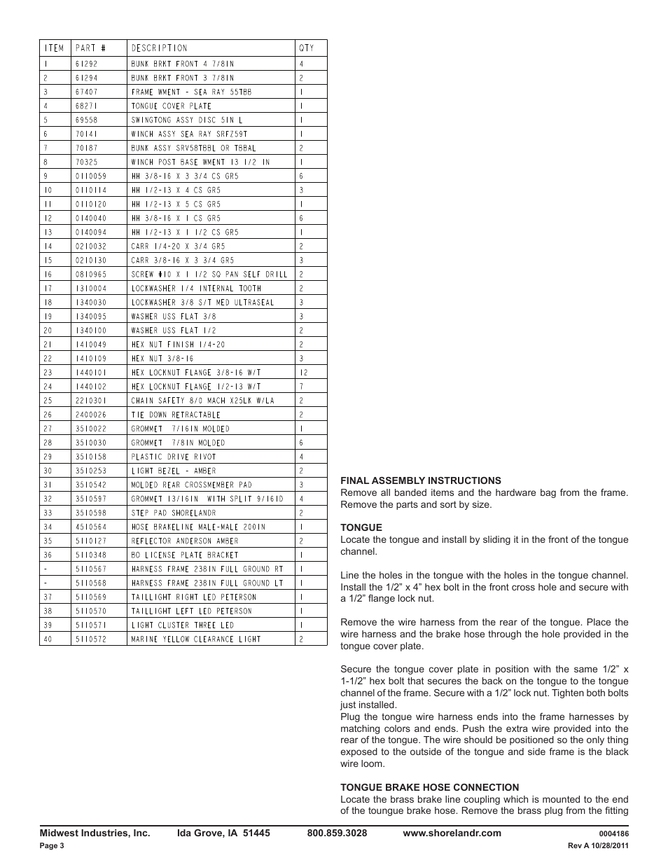 ShoreLand'r LAV59TCBBL V.2 User Manual | Page 3 / 13
