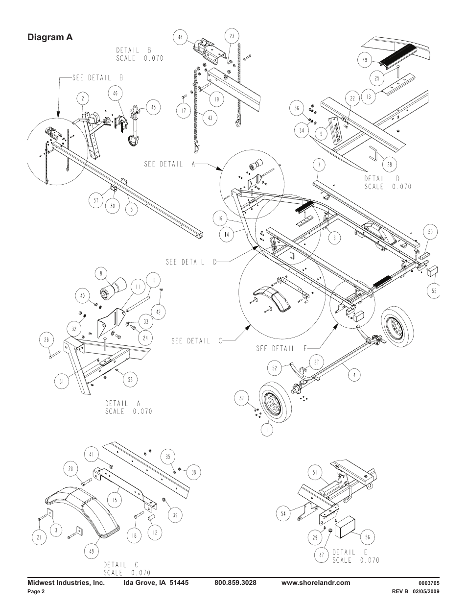 Diagram a | ShoreLand'r LUB14TL V.1 User Manual | Page 2 / 8
