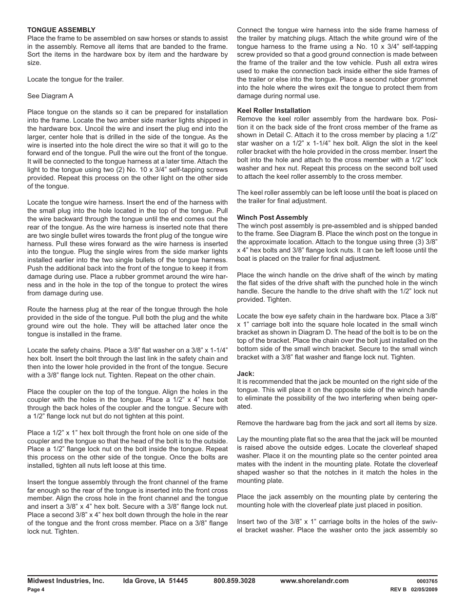ShoreLand'r LUB14TL V.1 User Manual | Page 4 / 8
