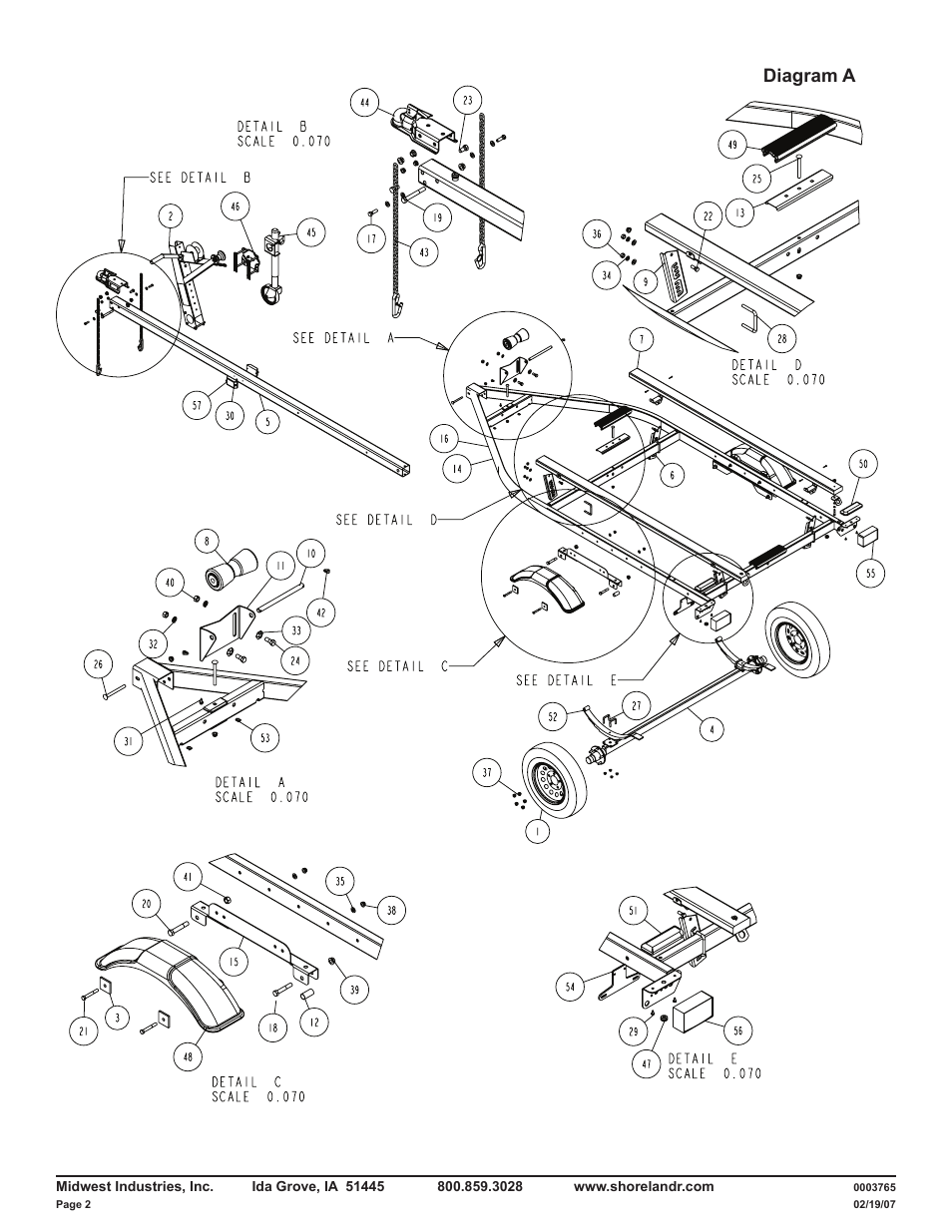 Diagram a | ShoreLand'r LUB14TL V.2 User Manual | Page 2 / 8