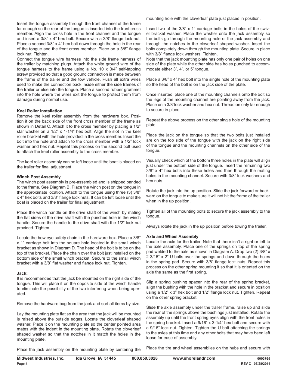 ShoreLand'r LUB14TL V.3 User Manual | Page 4 / 8