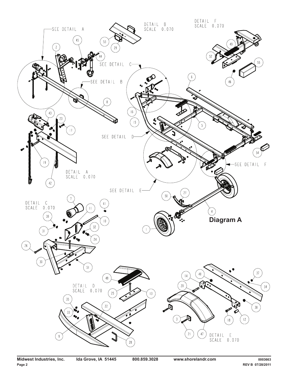 Diagram a | ShoreLand'r LUB14TM V.1 User Manual | Page 2 / 8