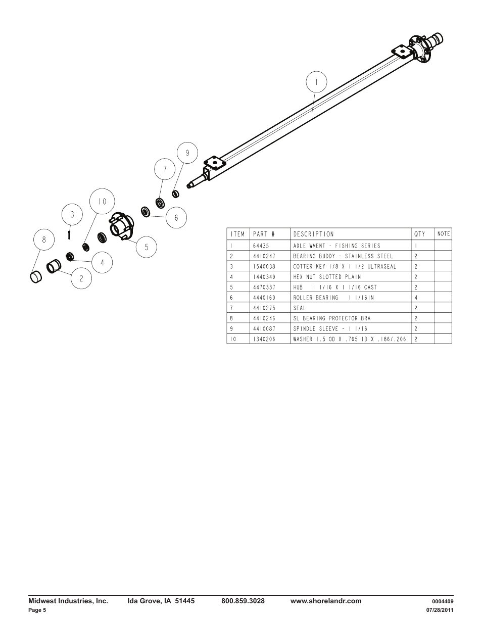 ShoreLand'r LUB14TS User Manual | Page 5 / 8