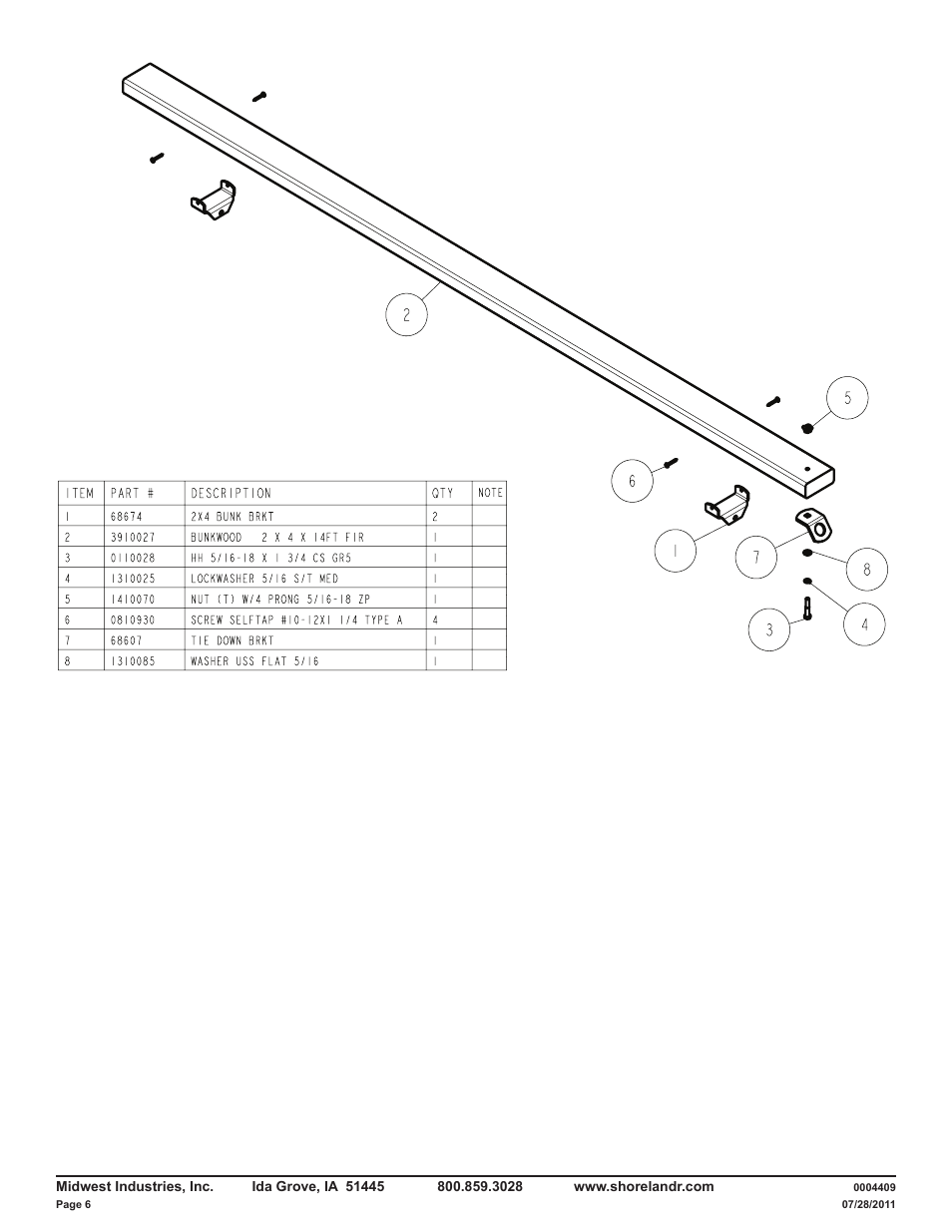 ShoreLand'r LUB14TS User Manual | Page 6 / 8
