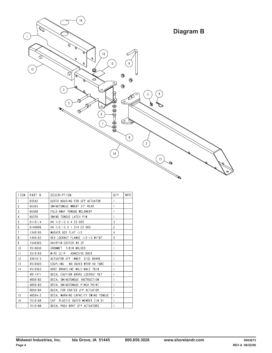 Diagram b | ShoreLand'r LUB29CBLW V.2 User Manual | Page 4 / 12