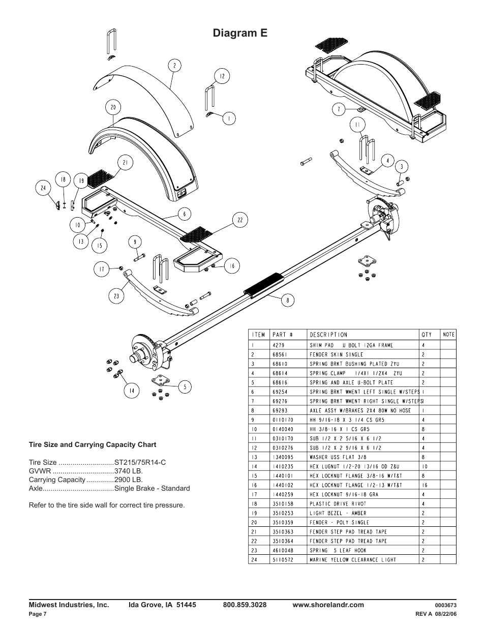 Diagram e | ShoreLand'r LUB29CBLW V.2 User Manual | Page 7 / 12