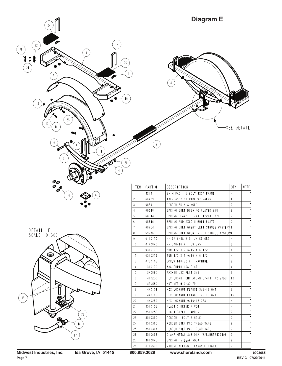 Diagram e | ShoreLand'r LUB29CBSW V.3 User Manual | Page 7 / 14