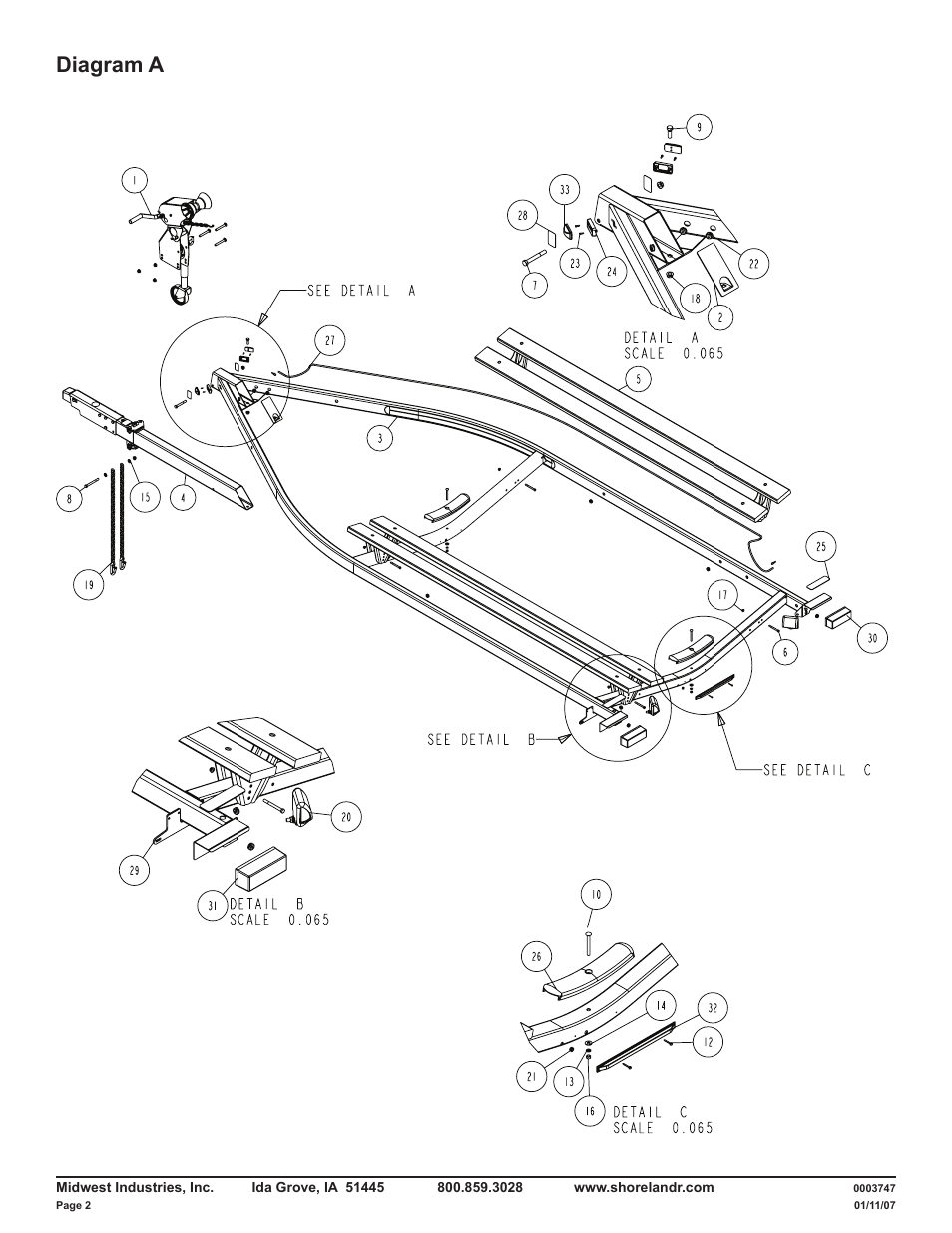Diagram a | ShoreLand'r LUB40TABBXLW V.2 User Manual | Page 2 / 14