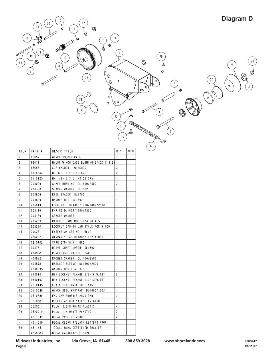 Diagram d | ShoreLand'r LUB40TABBXLW V.2 User Manual | Page 6 / 14