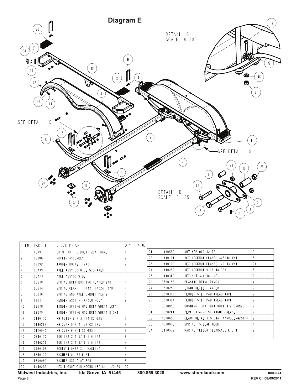 Diagram e | ShoreLand'r LUB40TCBXLW V.1 User Manual | Page 8 / 15