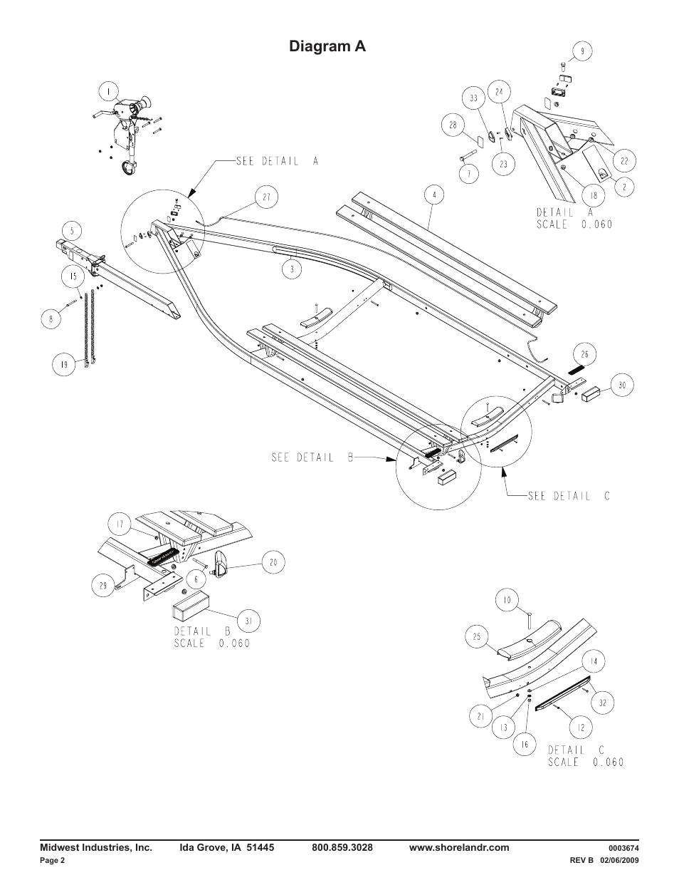 Diagram a | ShoreLand'r LUB40TCBXLW V.2 User Manual | Page 2 / 15