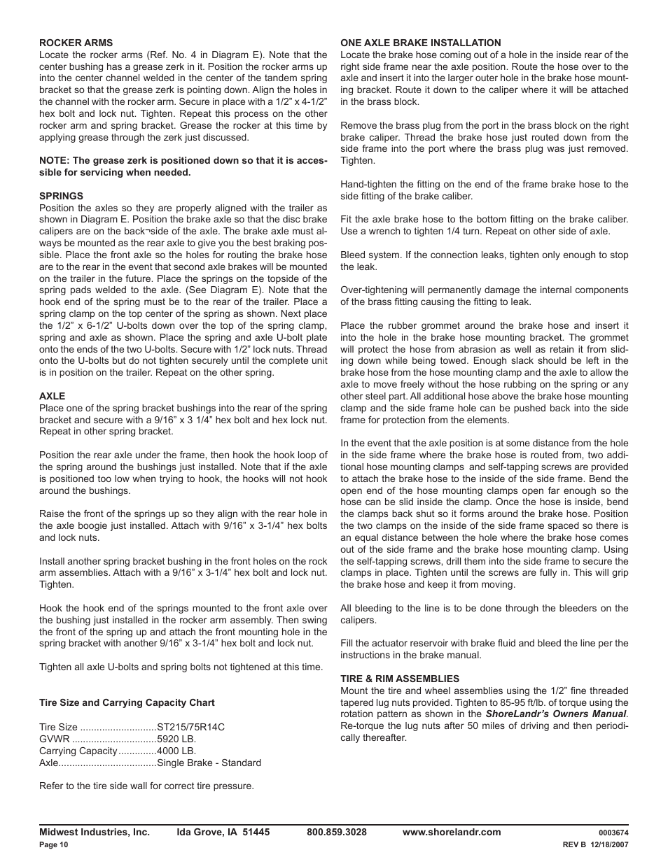 ShoreLand'r LUB40TCBXLW V.3 User Manual | Page 10 / 14