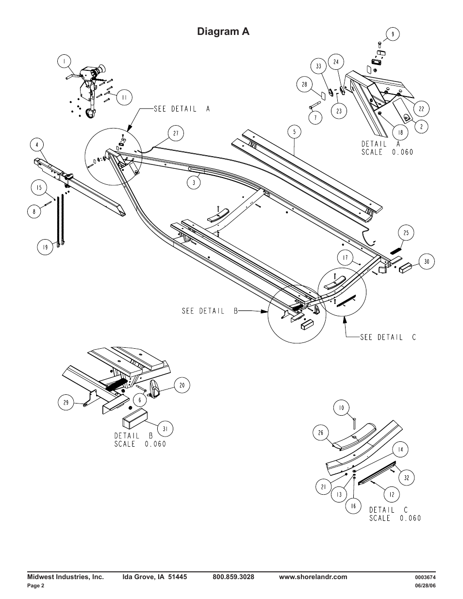 Diagram a | ShoreLand'r LUB40TCBXLW V.4 User Manual | Page 2 / 14