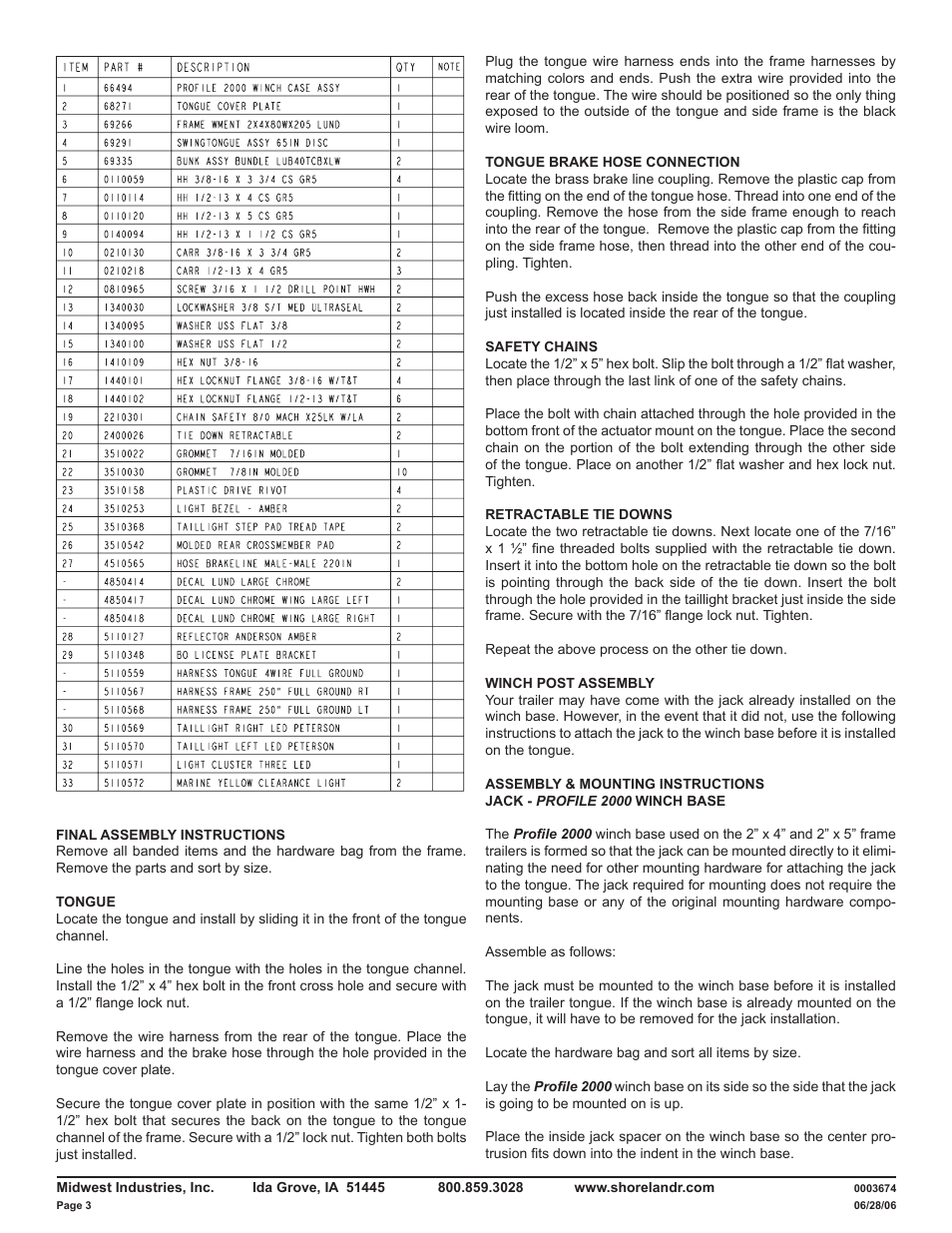 ShoreLand'r LUB40TCBXLW V.4 User Manual | Page 3 / 14