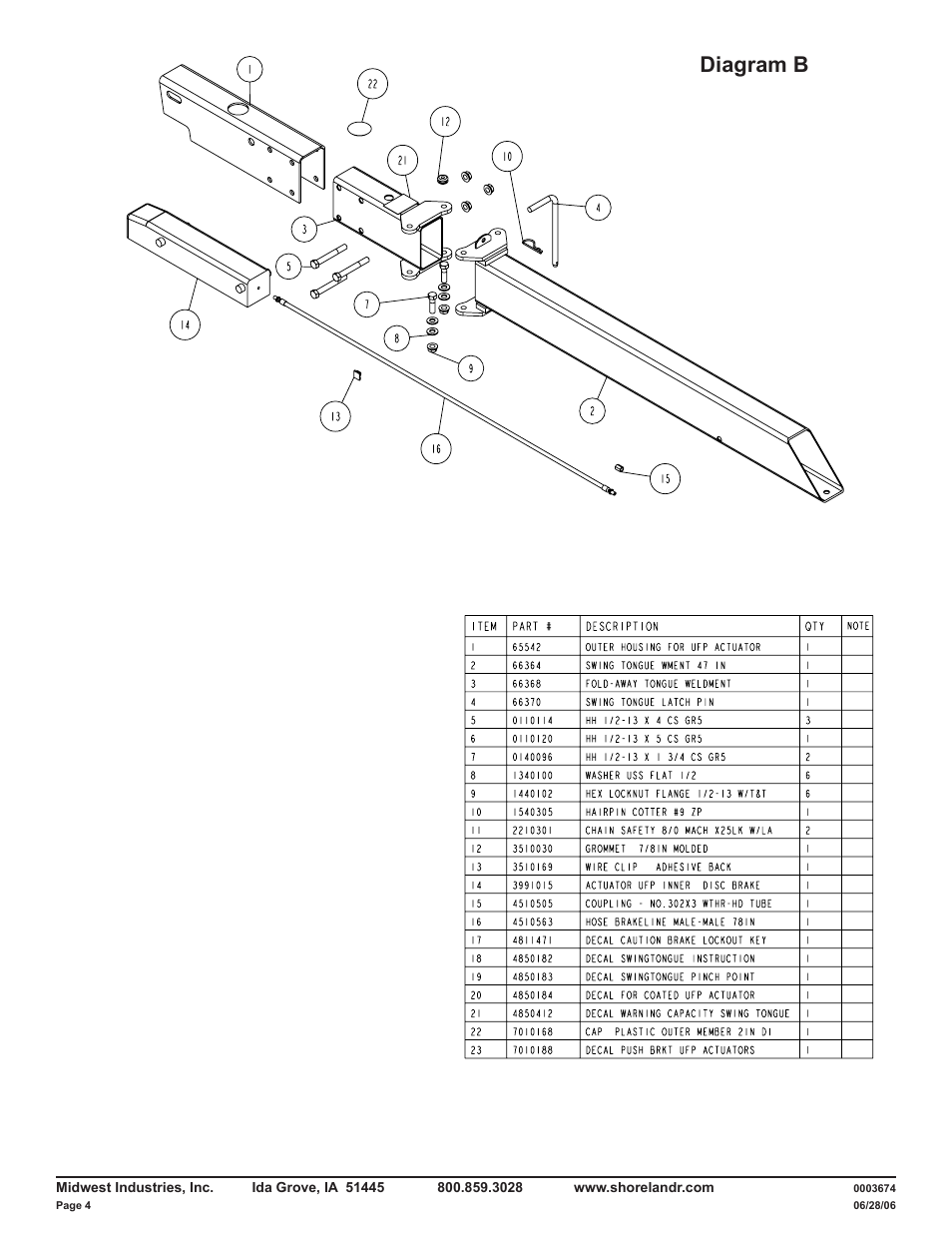 Diagram b | ShoreLand'r LUB40TCBXLW V.4 User Manual | Page 4 / 14