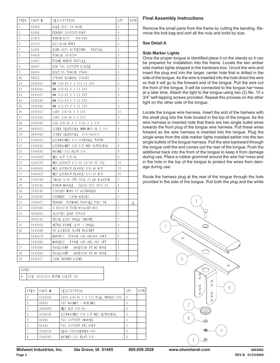 ShoreLand'r LUB7TL V.1 User Manual | Page 3 / 8