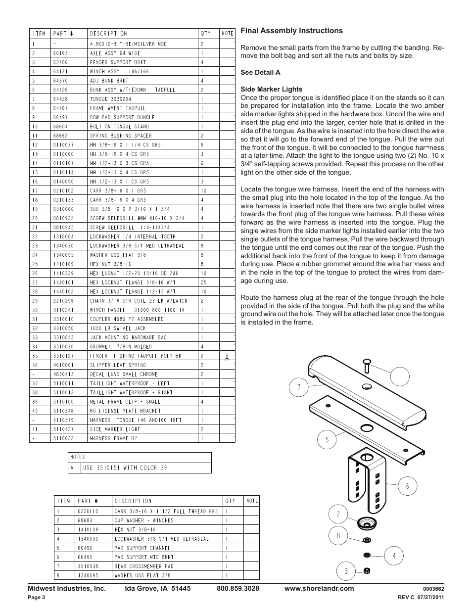 ShoreLand'r LUB7TL V.3 User Manual | Page 3 / 8