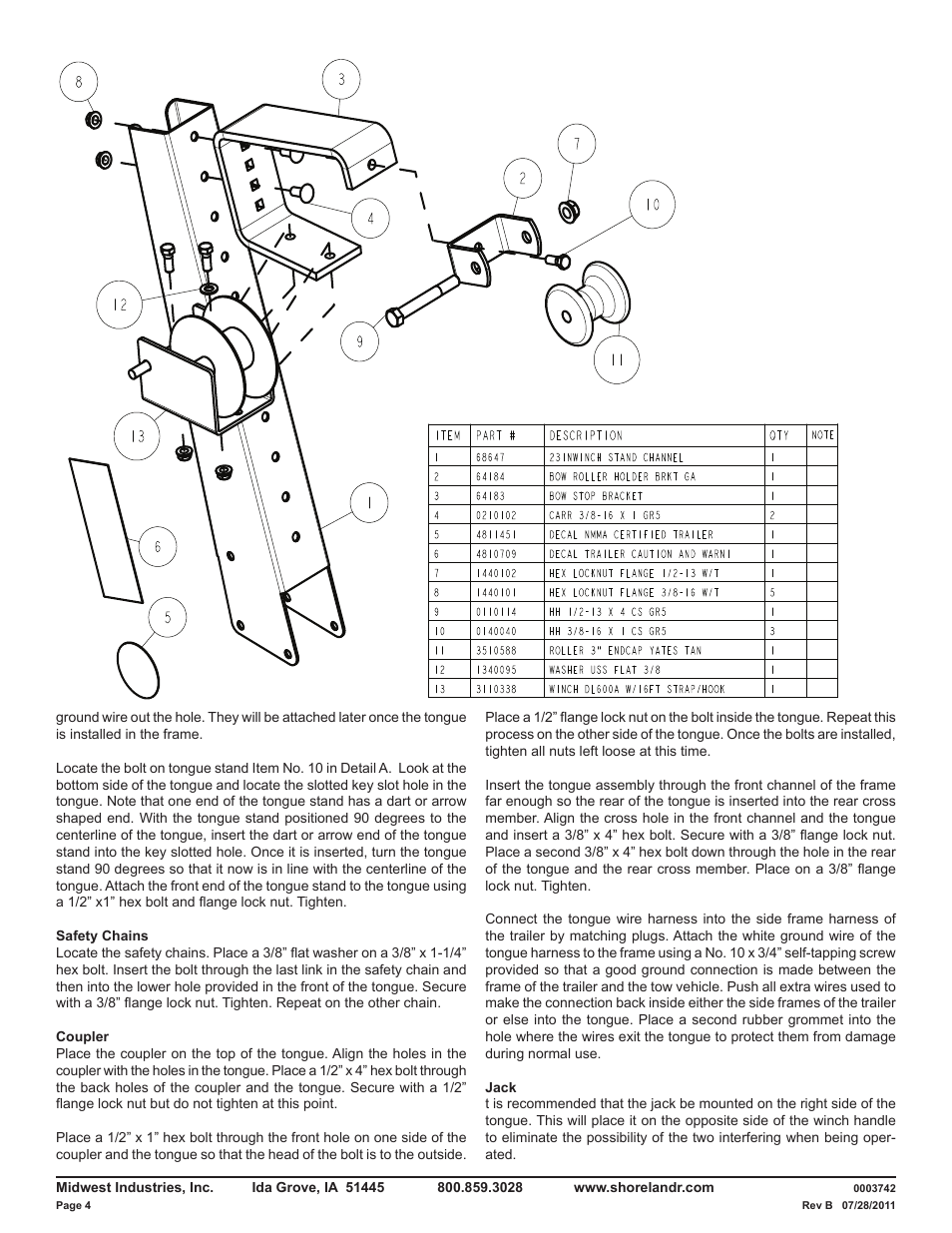 ShoreLand'r LUB7TS V.1 User Manual | Page 4 / 8