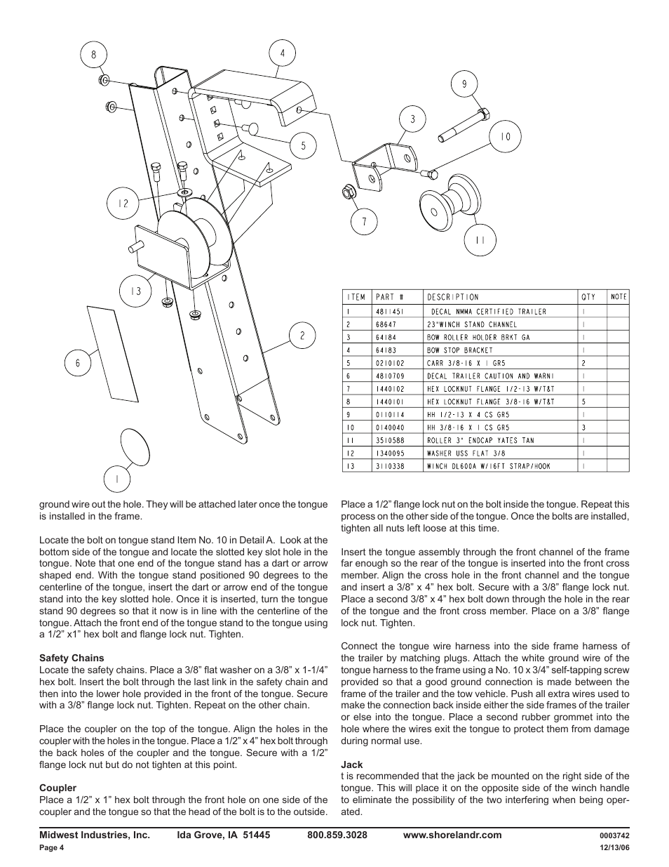 ShoreLand'r LUB7TS V.2 User Manual | Page 4 / 8