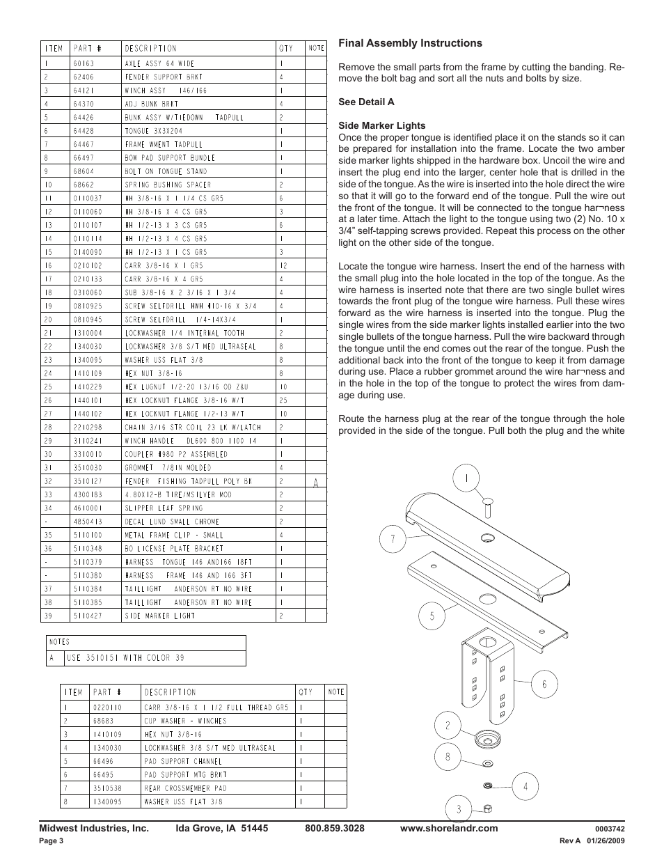 ShoreLand'r LUB7TS V.3 User Manual | Page 3 / 8