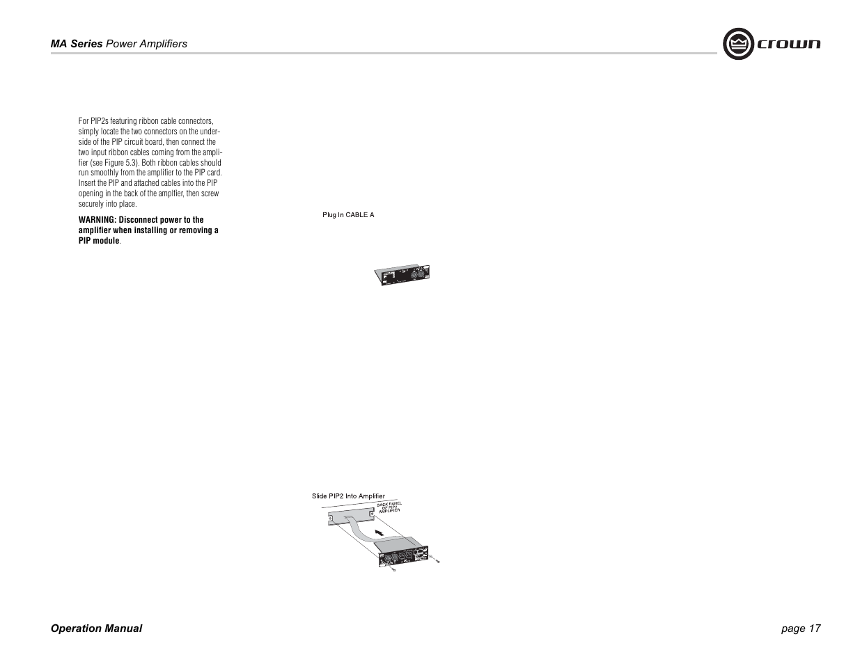 Crown Audio 1202 & 2402 User Manual | Page 17 / 36
