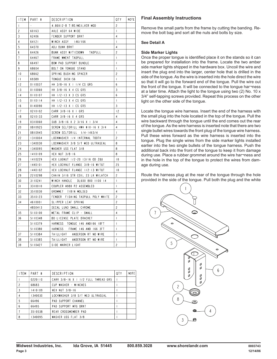 ShoreLand'r LUB7TSS V.2 User Manual | Page 3 / 8