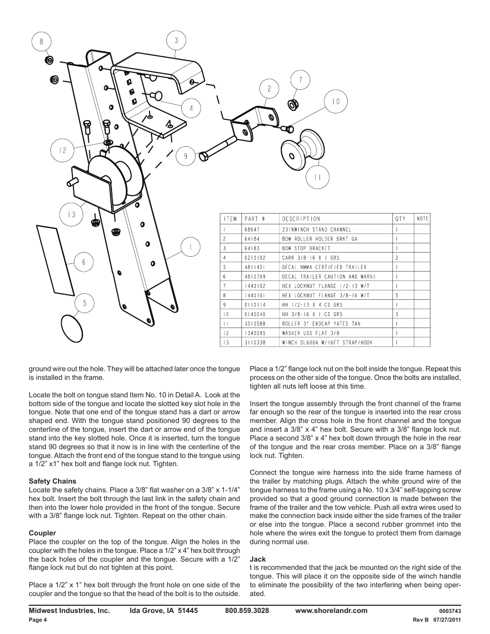 ShoreLand'r LUB7TSS V.3 User Manual | Page 4 / 8