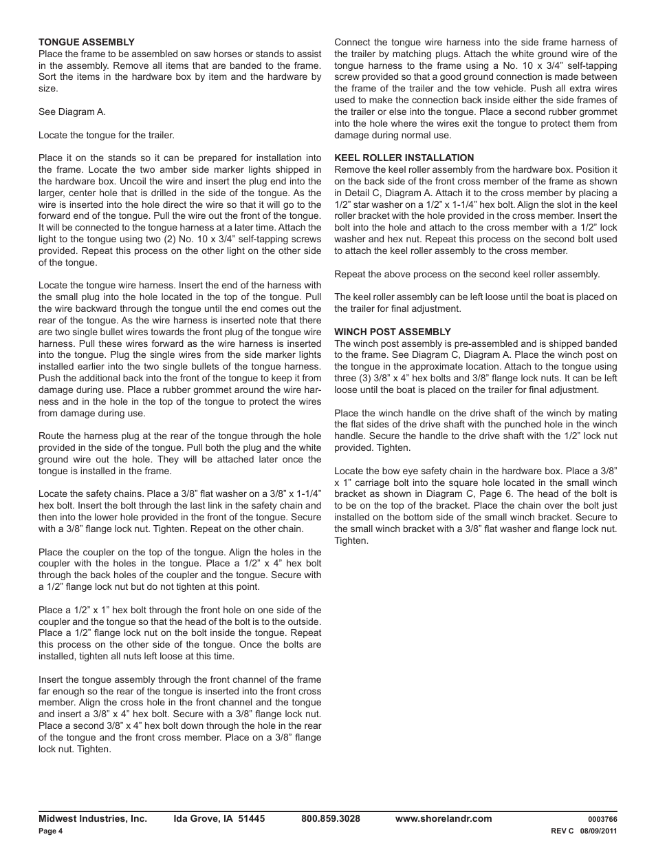 ShoreLand'r LUR14TL V.1 User Manual | Page 4 / 8