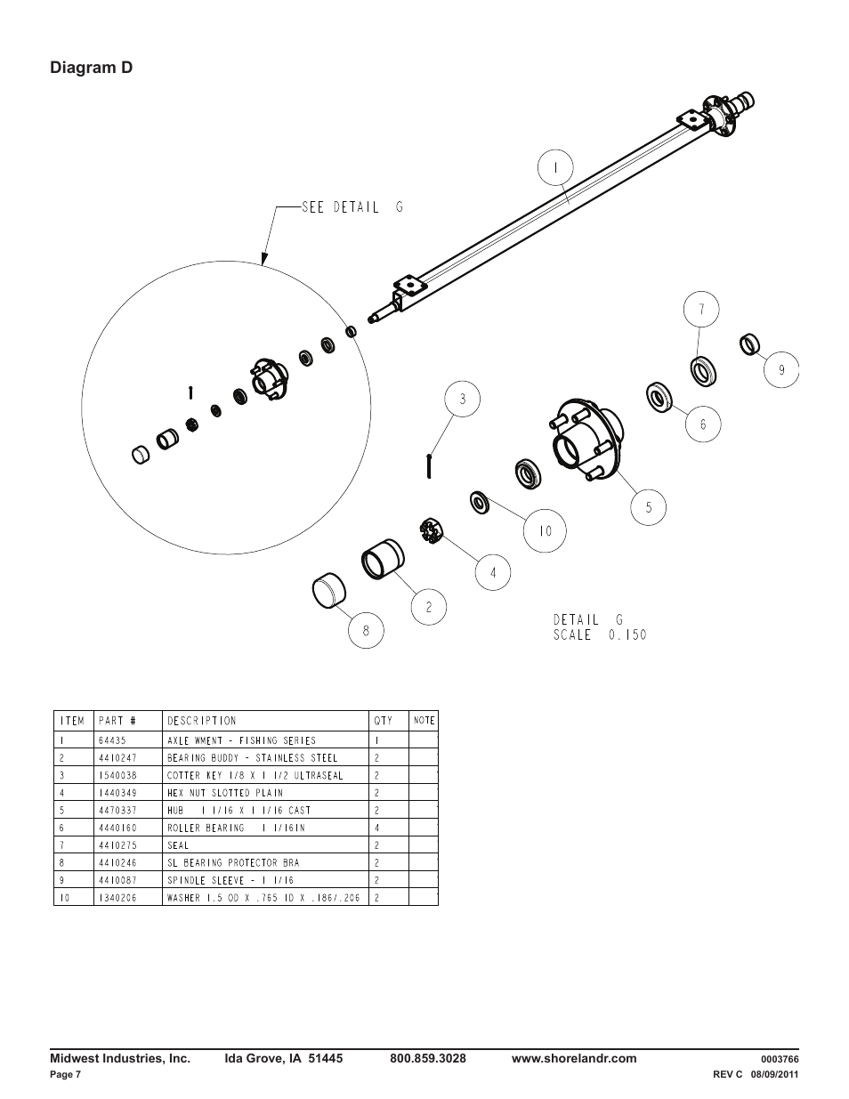 Diagram d | ShoreLand'r LUR14TL V.1 User Manual | Page 7 / 8