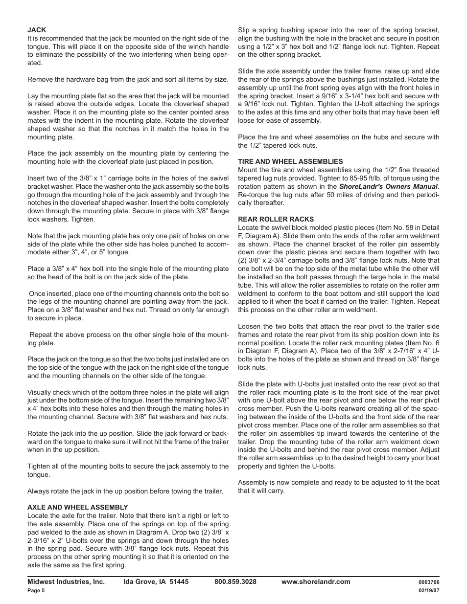 ShoreLand'r LUR14TL V.2 User Manual | Page 5 / 8