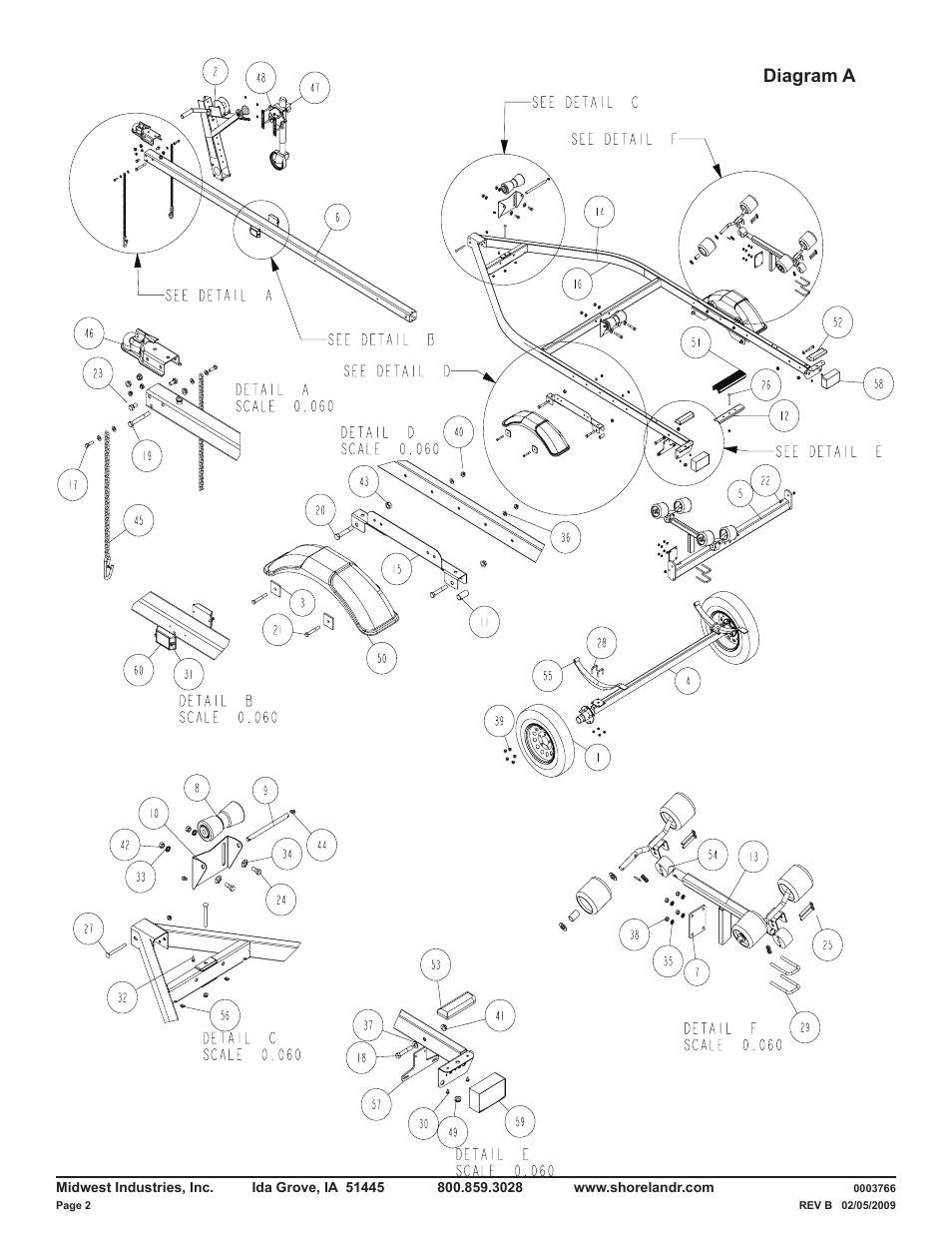 Diagram a | ShoreLand'r LUR14TL V.3 User Manual | Page 2 / 8