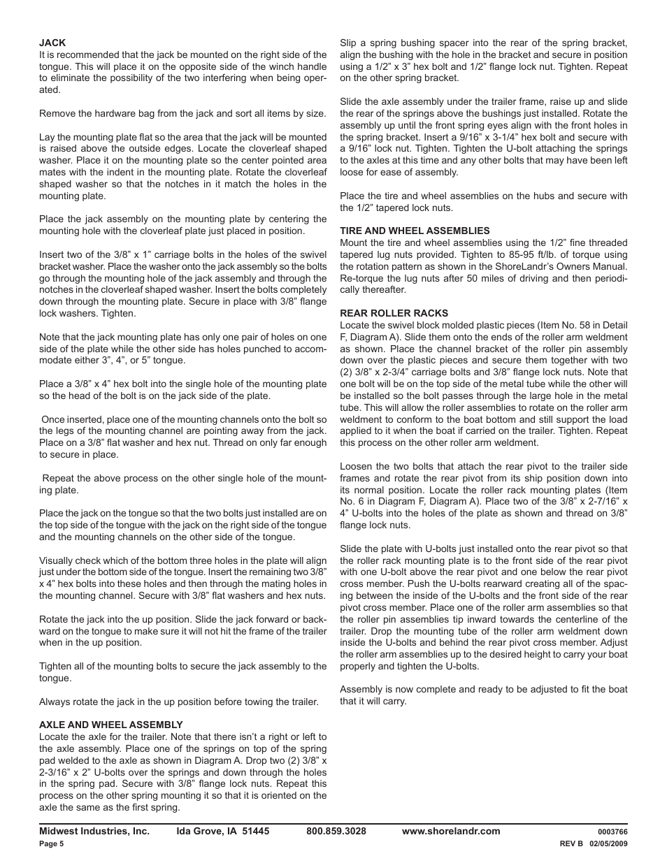 ShoreLand'r LUR14TL V.3 User Manual | Page 5 / 8