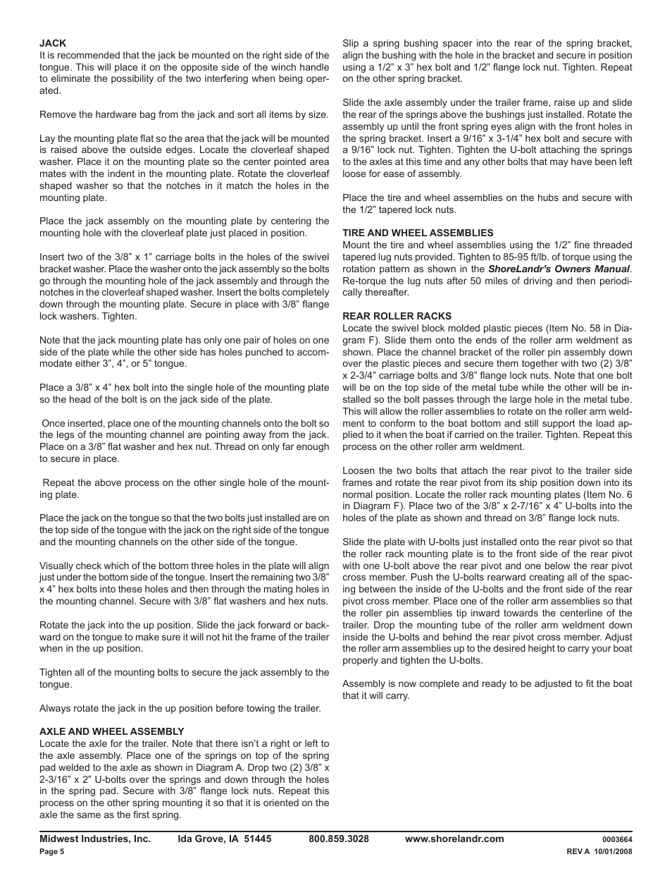ShoreLand'r LUR14TM V.1 User Manual | Page 5 / 8