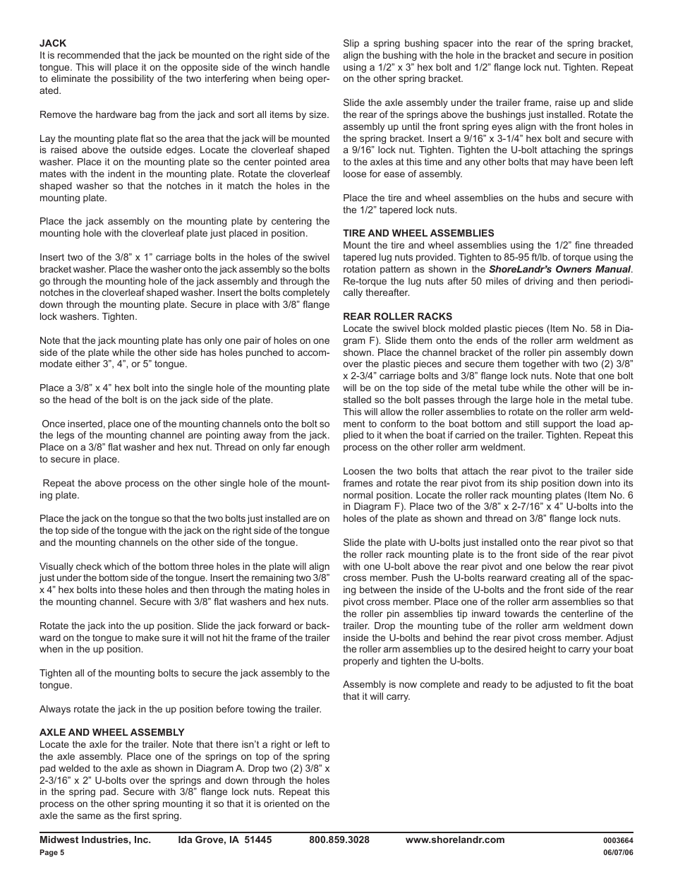 ShoreLand'r LUR14TM V.2 User Manual | Page 5 / 8