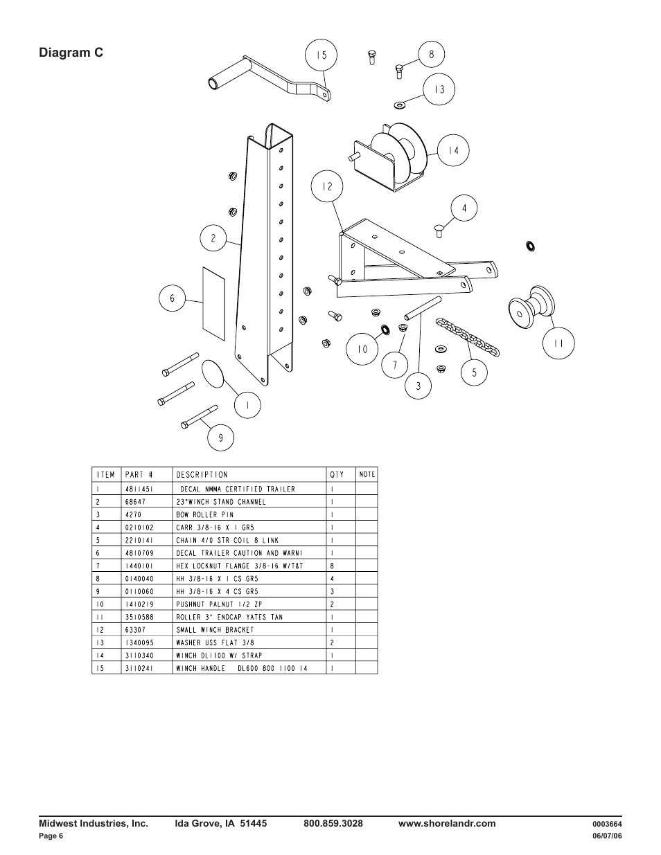 Diagram c | ShoreLand'r LUR14TM V.2 User Manual | Page 6 / 8
